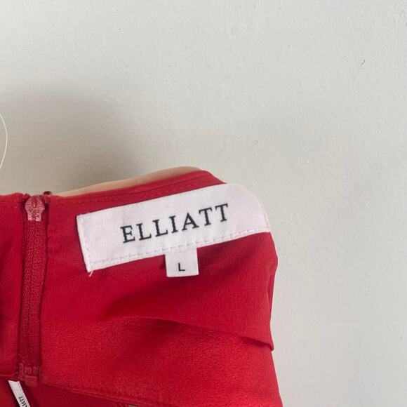 ELLIATT Red Halter Blouse Backless Size Large - Picture 4 of 6